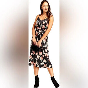 A new day women’s floral Dress Satin Slip